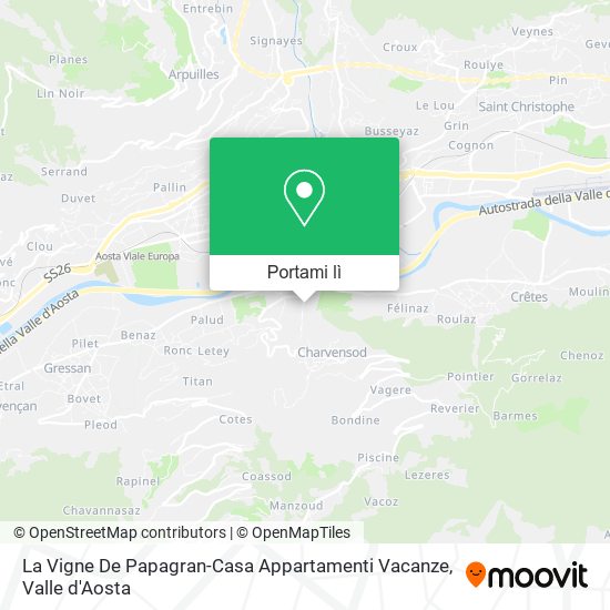 Mappa La Vigne De Papagran-Casa Appartamenti Vacanze