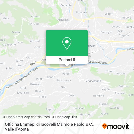 Mappa Officina Emmepi di Iacovelli Maimo e Paolo & C.