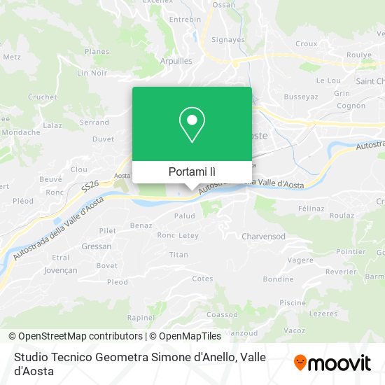 Mappa Studio Tecnico Geometra Simone d'Anello