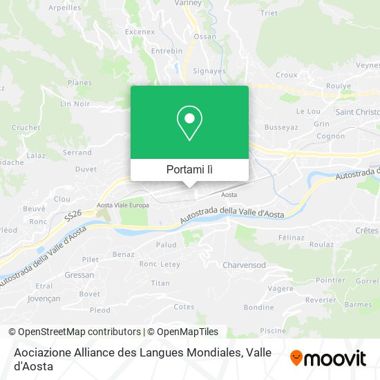 Mappa Aociazione Alliance des Langues Mondiales