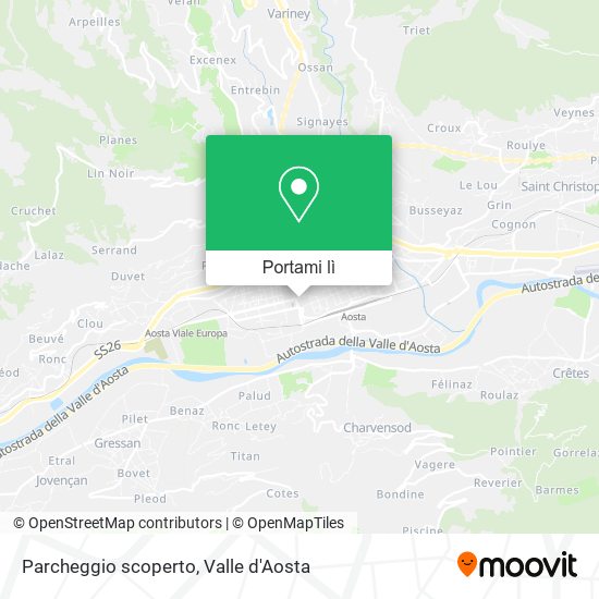 Mappa Parcheggio scoperto