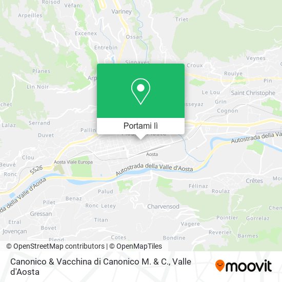 Mappa Canonico & Vacchina di Canonico M. & C.