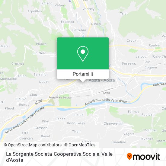 Mappa La Sorgente Societa' Cooperativa Sociale