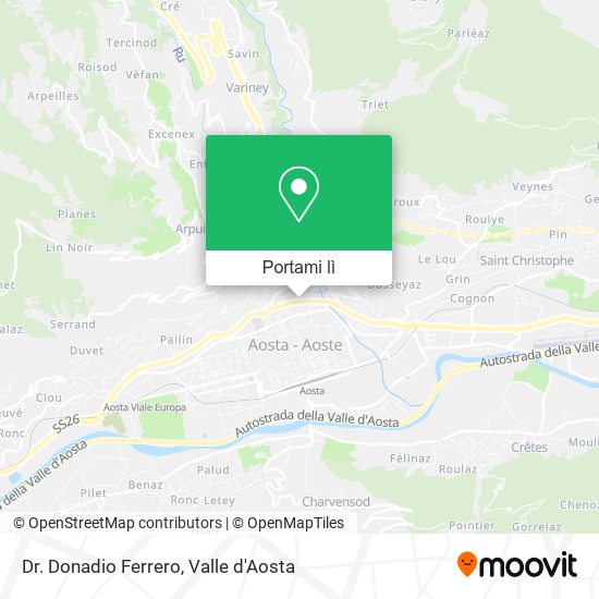 Mappa Dr. Donadio Ferrero