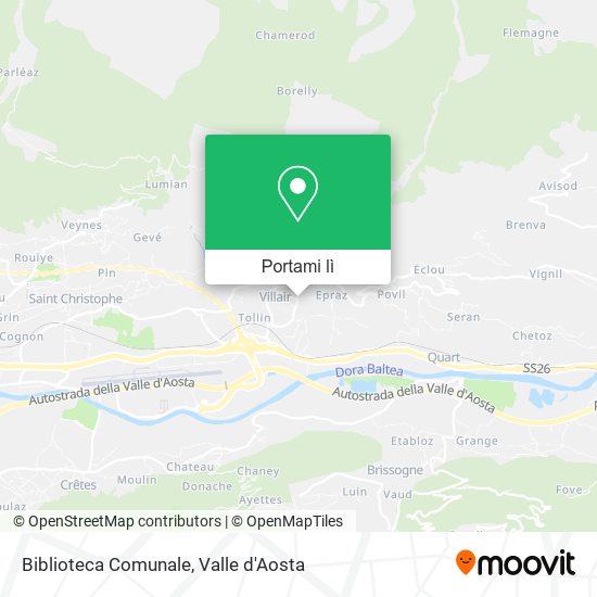 Mappa Biblioteca Comunale