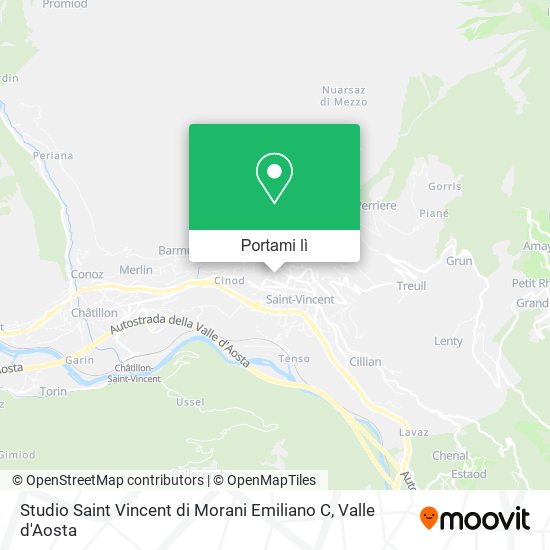 Mappa Studio Saint Vincent di Morani Emiliano C