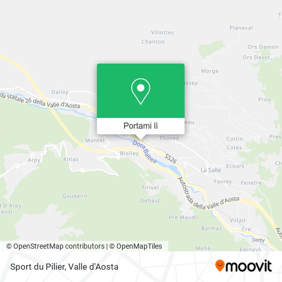 Mappa Sport du Pilier