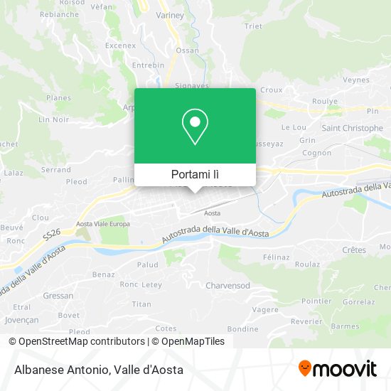 Mappa Albanese Antonio