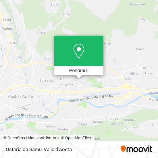 Mappa Osteria da Samu