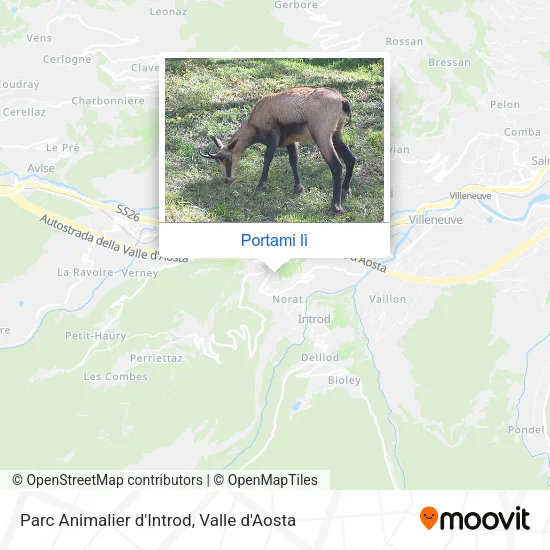 Mappa Parc Animalier d'Introd