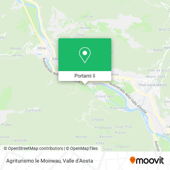 Mappa Agriturismo le Moineau