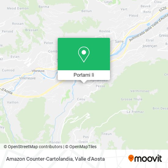 Mappa Amazon Counter-Cartolandia
