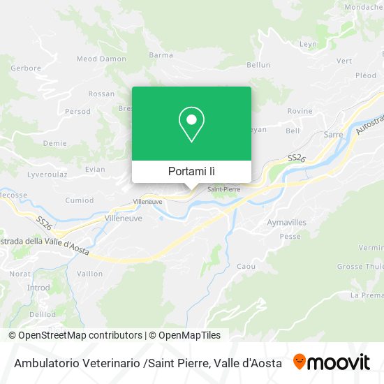 Mappa Ambulatorio Veterinario /Saint Pierre