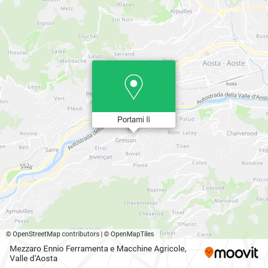 Mappa Mezzaro Ennio Ferramenta e Macchine Agricole