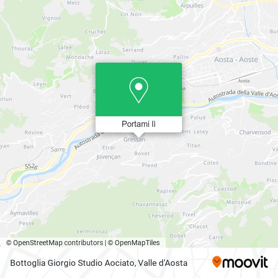Mappa Bottoglia Giorgio Studio Aociato
