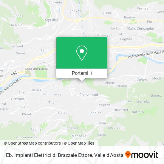 Mappa Eb. Impianti Elettrici di Brazzale Ettore