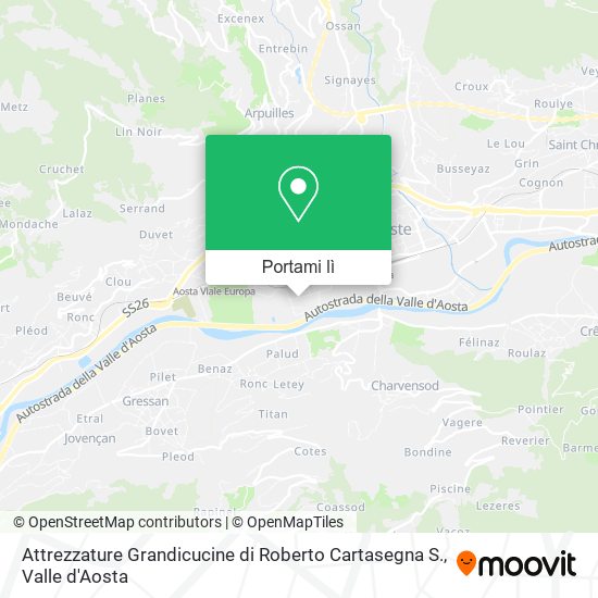 Mappa Attrezzature Grandicucine di Roberto Cartasegna S.