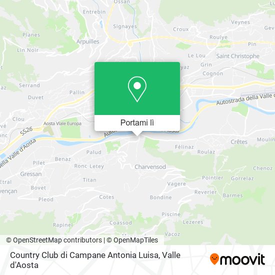 Mappa Country Club di Campane Antonia Luisa