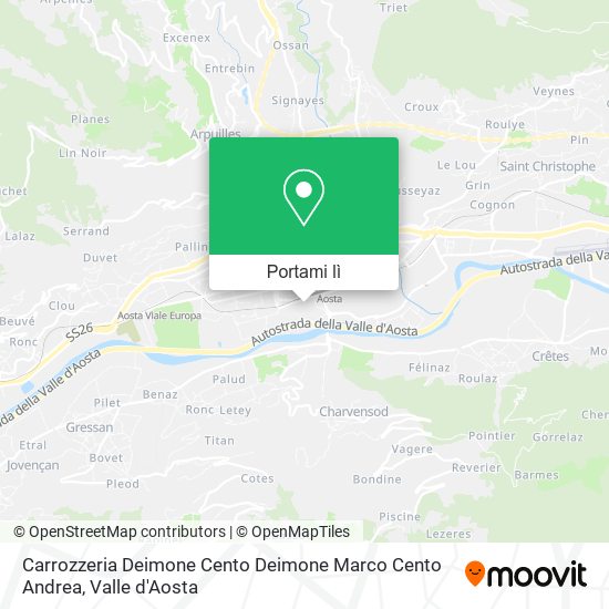 Mappa Carrozzeria Deimone Cento Deimone Marco Cento Andrea