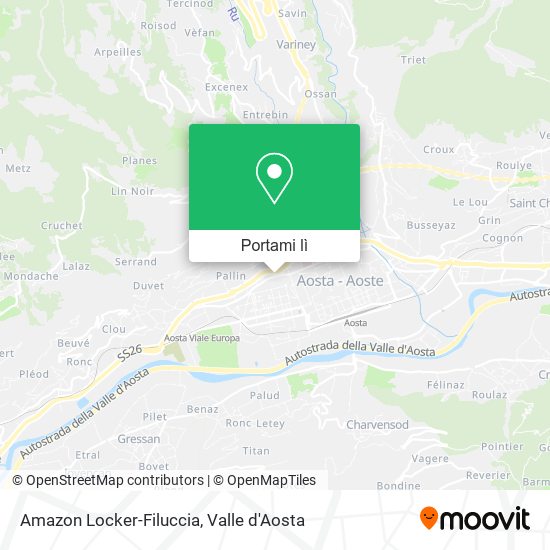 Mappa Amazon Locker-Filuccia