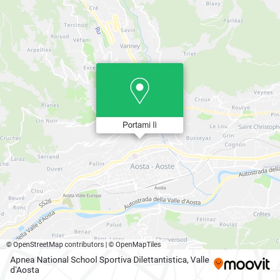 Mappa Apnea National School Sportiva Dilettantistica