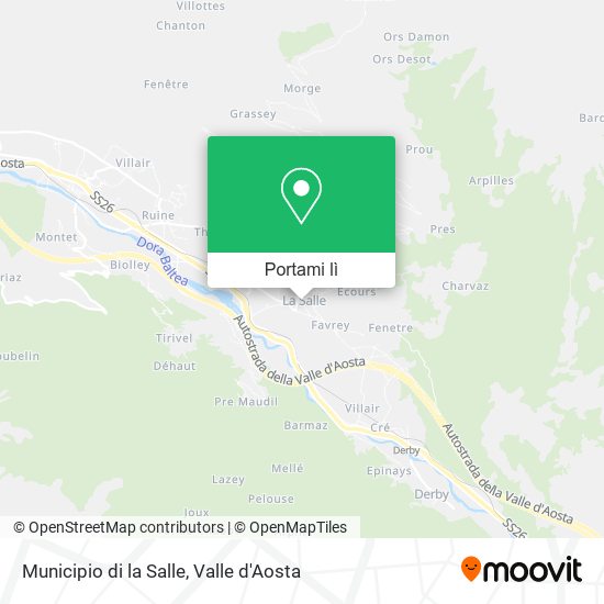Mappa Municipio di la Salle