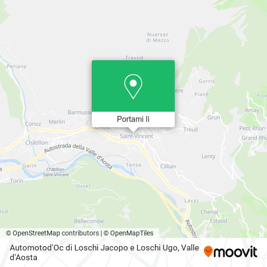 Mappa Automotod'Oc di Loschi Jacopo e Loschi Ugo