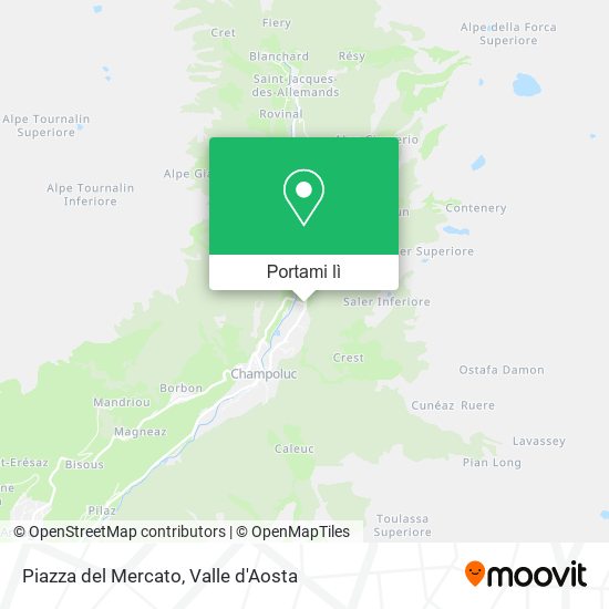 Mappa Piazza del Mercato