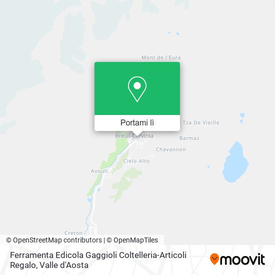 Mappa Ferramenta Edicola Gaggioli Coltelleria-Articoli Regalo