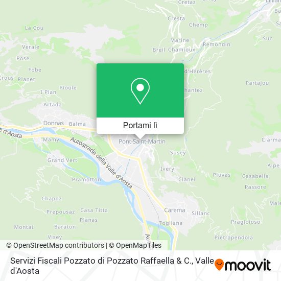 Mappa Servizi Fiscali Pozzato di Pozzato Raffaella & C.