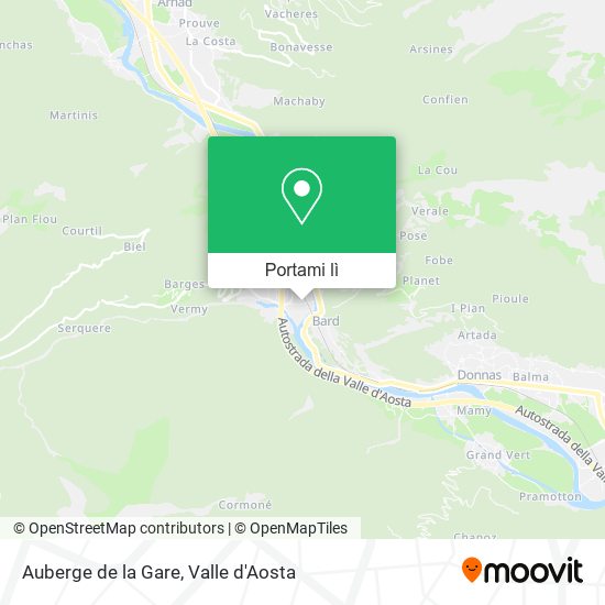 Mappa Auberge de la Gare