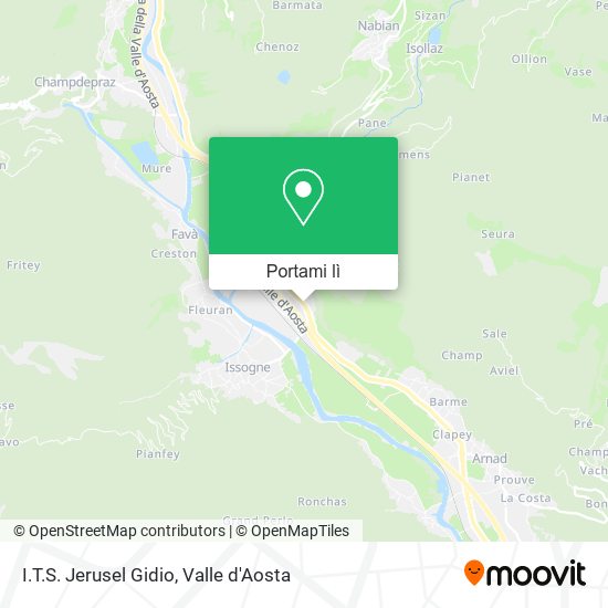 Mappa I.T.S. Jerusel Gidio