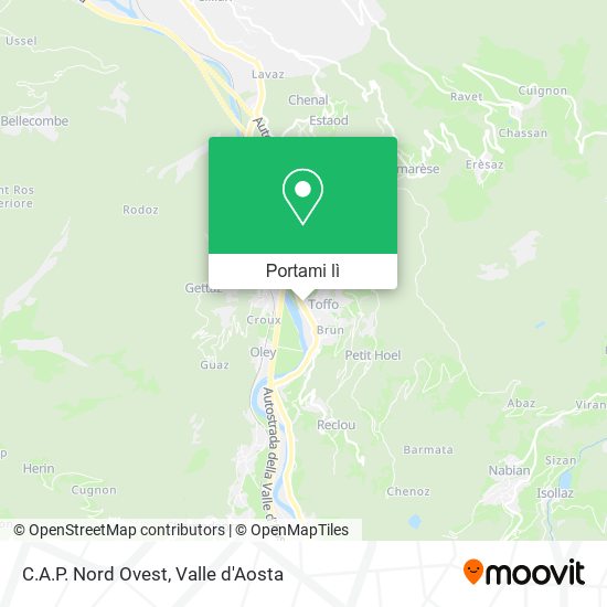 Mappa C.A.P. Nord Ovest