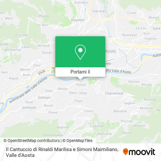 Mappa Il Cantuccio di Rinaldi Marilisa e Simoni Maimiliano