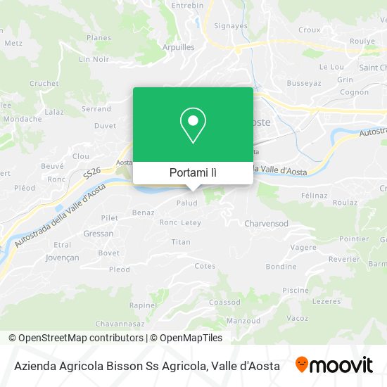 Mappa Azienda Agricola Bisson Ss Agricola