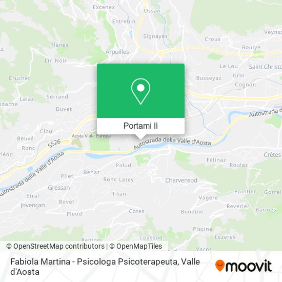 Mappa Fabiola Martina - Psicologa Psicoterapeuta