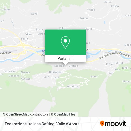 Mappa Federazione Italiana Rafting