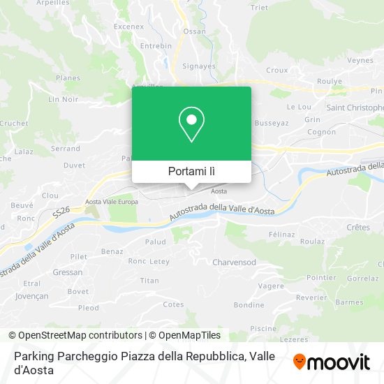 Mappa Parking Parcheggio Piazza della Repubblica