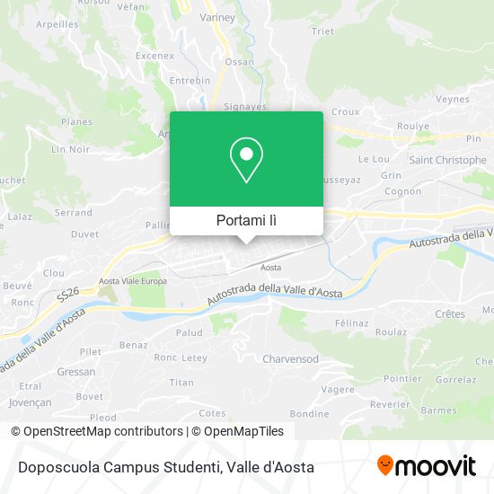 Mappa Doposcuola Campus Studenti