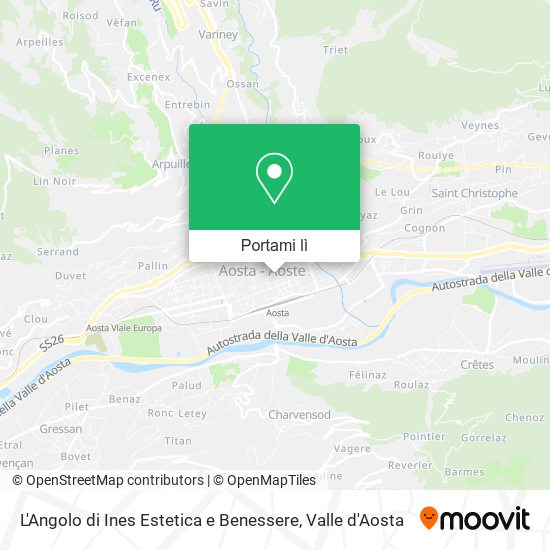Mappa L'Angolo di Ines Estetica e Benessere
