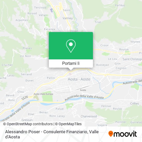 Mappa Alessandro Poser - Consulente Finanziario