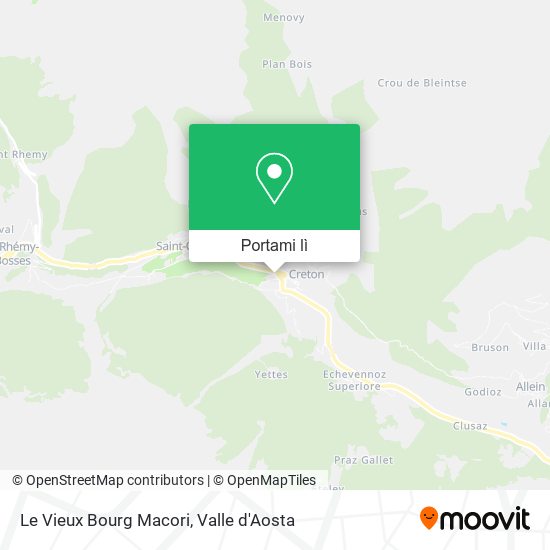 Mappa Le Vieux Bourg Macori