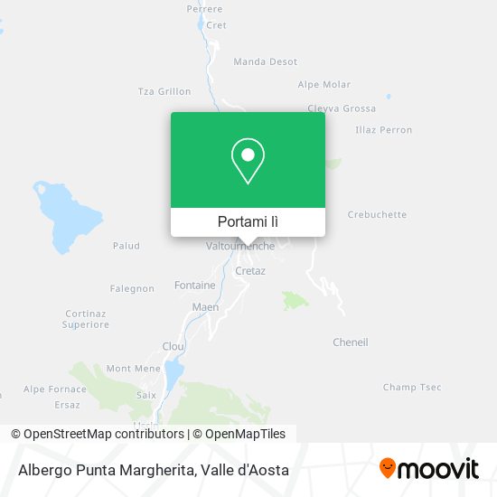 Mappa Albergo Punta Margherita