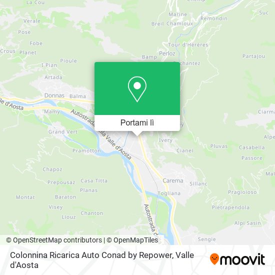 Mappa Colonnina Ricarica Auto Conad by Repower