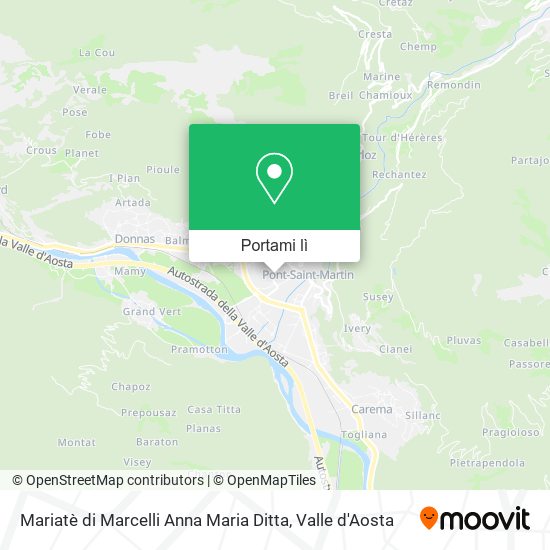Mappa Mariatè di Marcelli Anna Maria Ditta