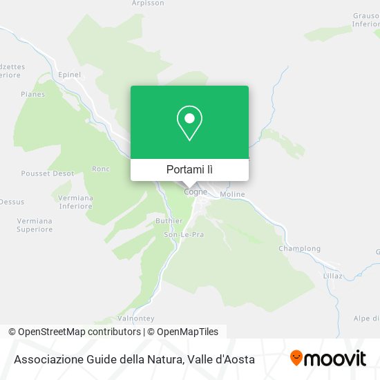 Mappa Associazione Guide della Natura