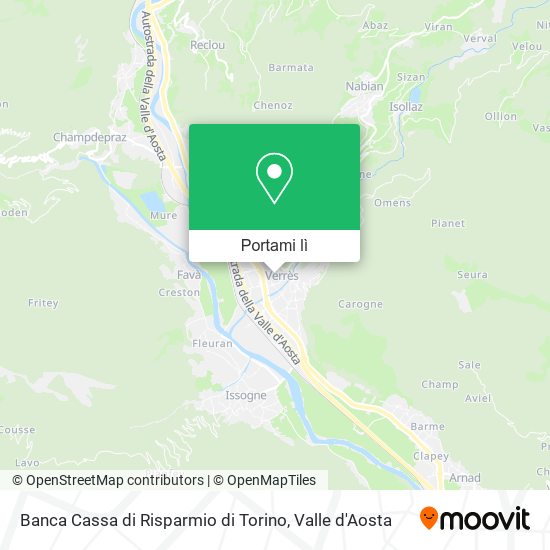 Mappa Banca Cassa di Risparmio di Torino