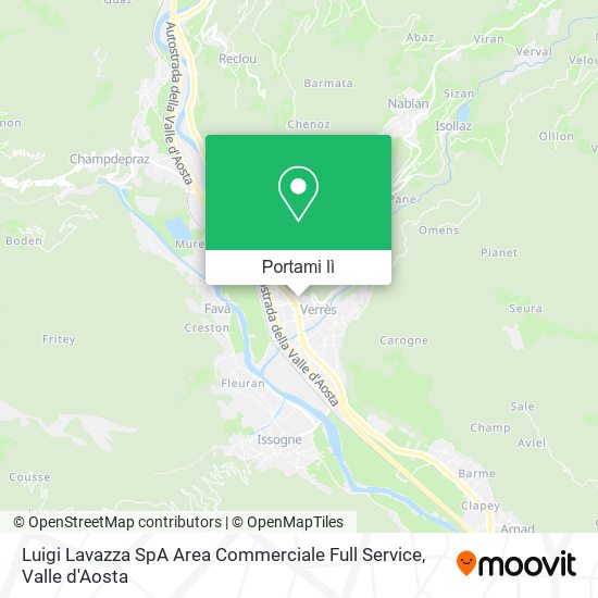 Mappa Luigi Lavazza SpA Area Commerciale Full Service