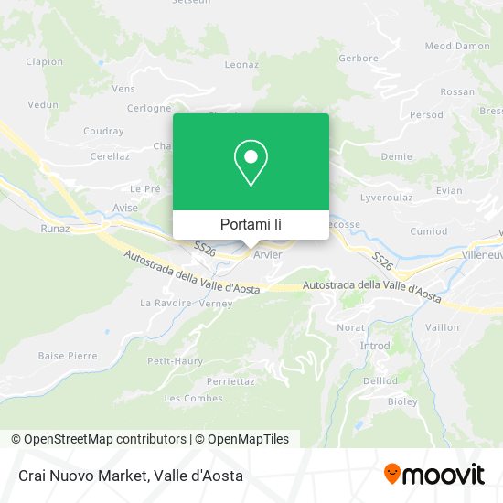 Mappa Crai Nuovo Market