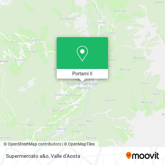 Mappa Supermercato a&o
